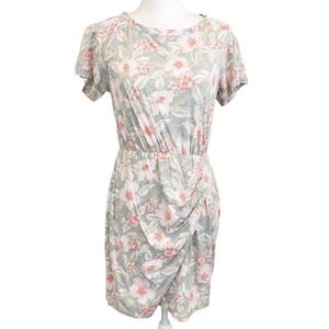 NWT Rebecca Taylor Jersey Dress Womens Small Kamea Fleur Hawaiian Florals